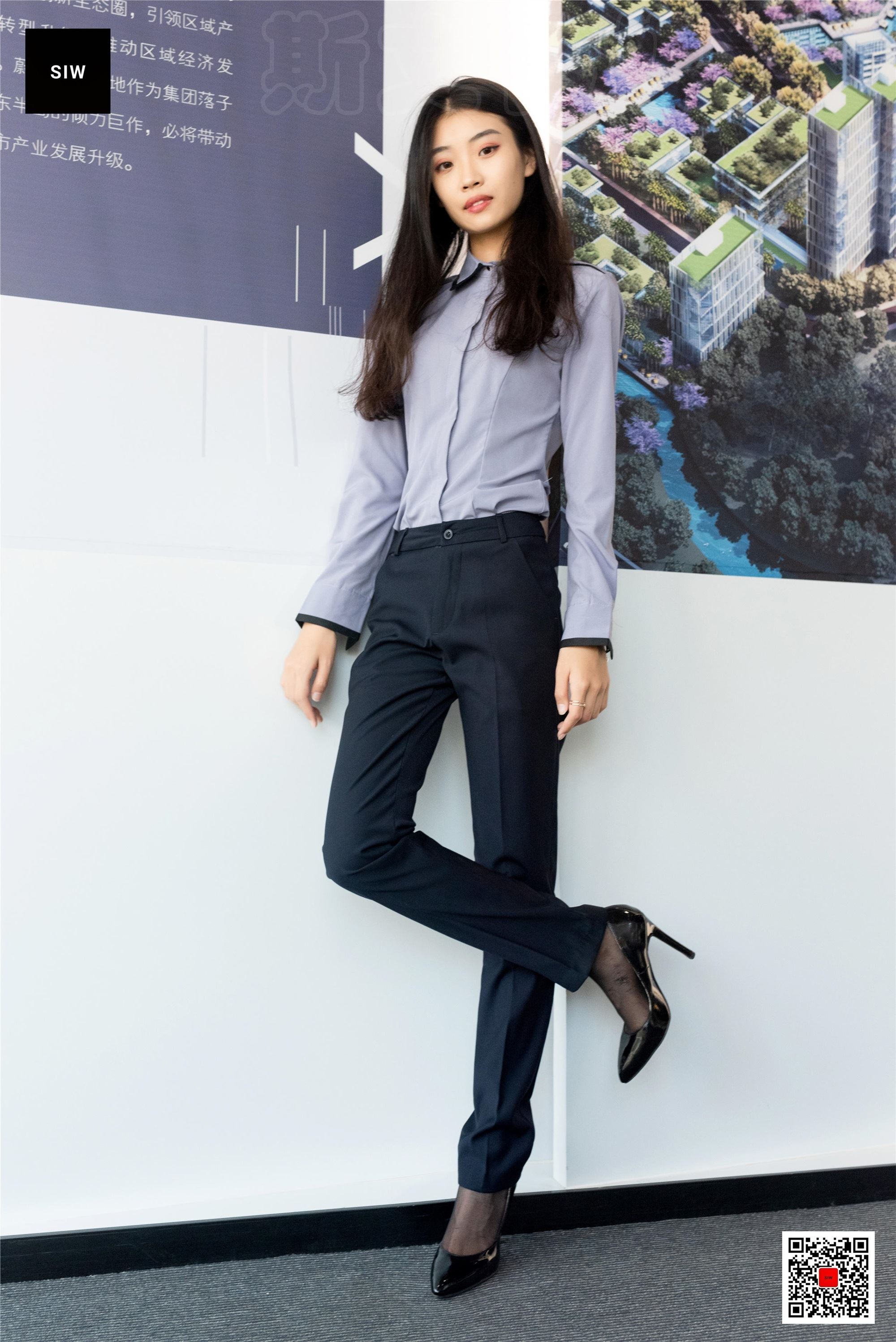 SIW斯文传媒 089 蓉儿 女总裁职业白领制服衬衣长裤工装